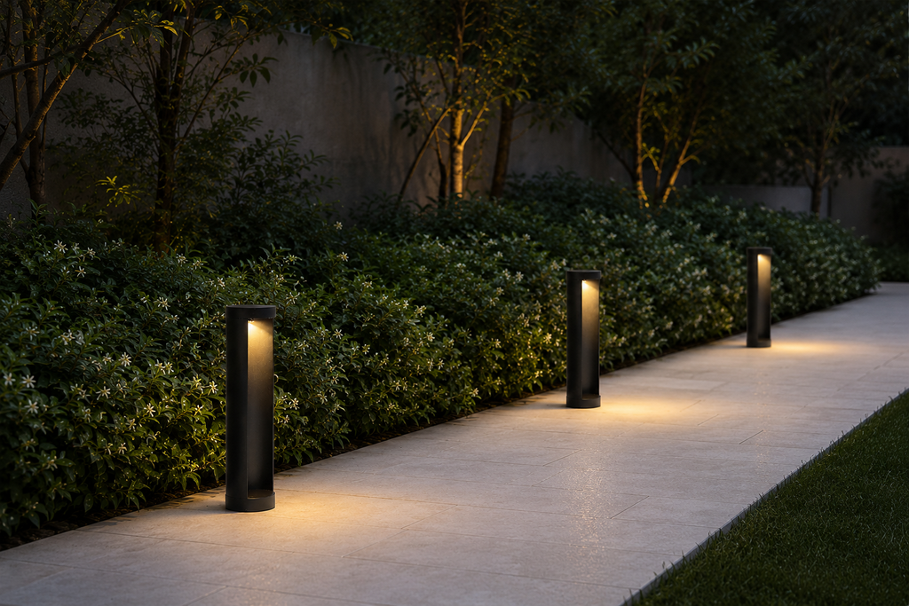 Elow Aluminium Bollard Garden Light