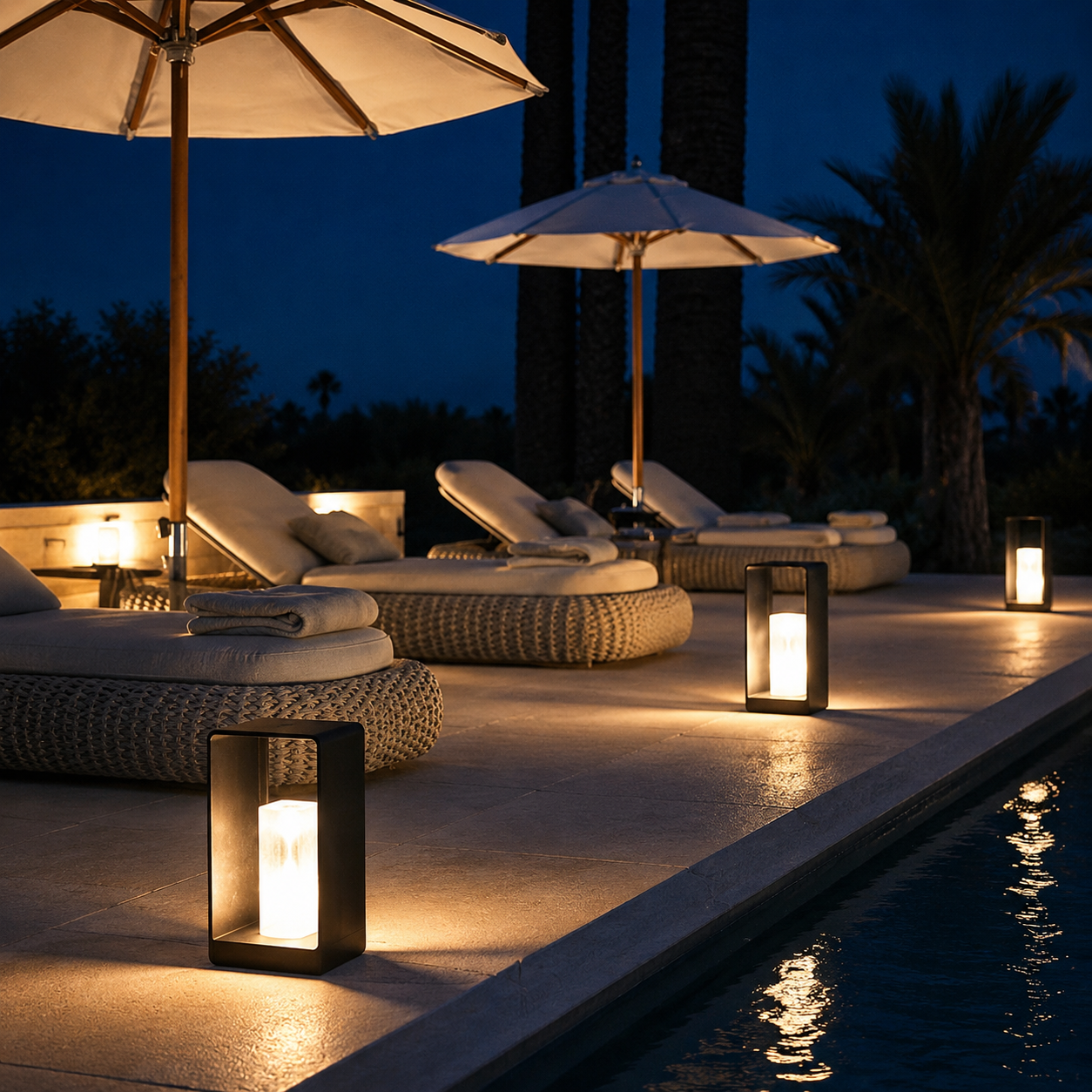 Atlas Stainless Steel LED Garden Lamp