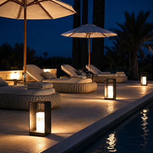 Atlas Stainless Steel LED Garden Lamp Alvara