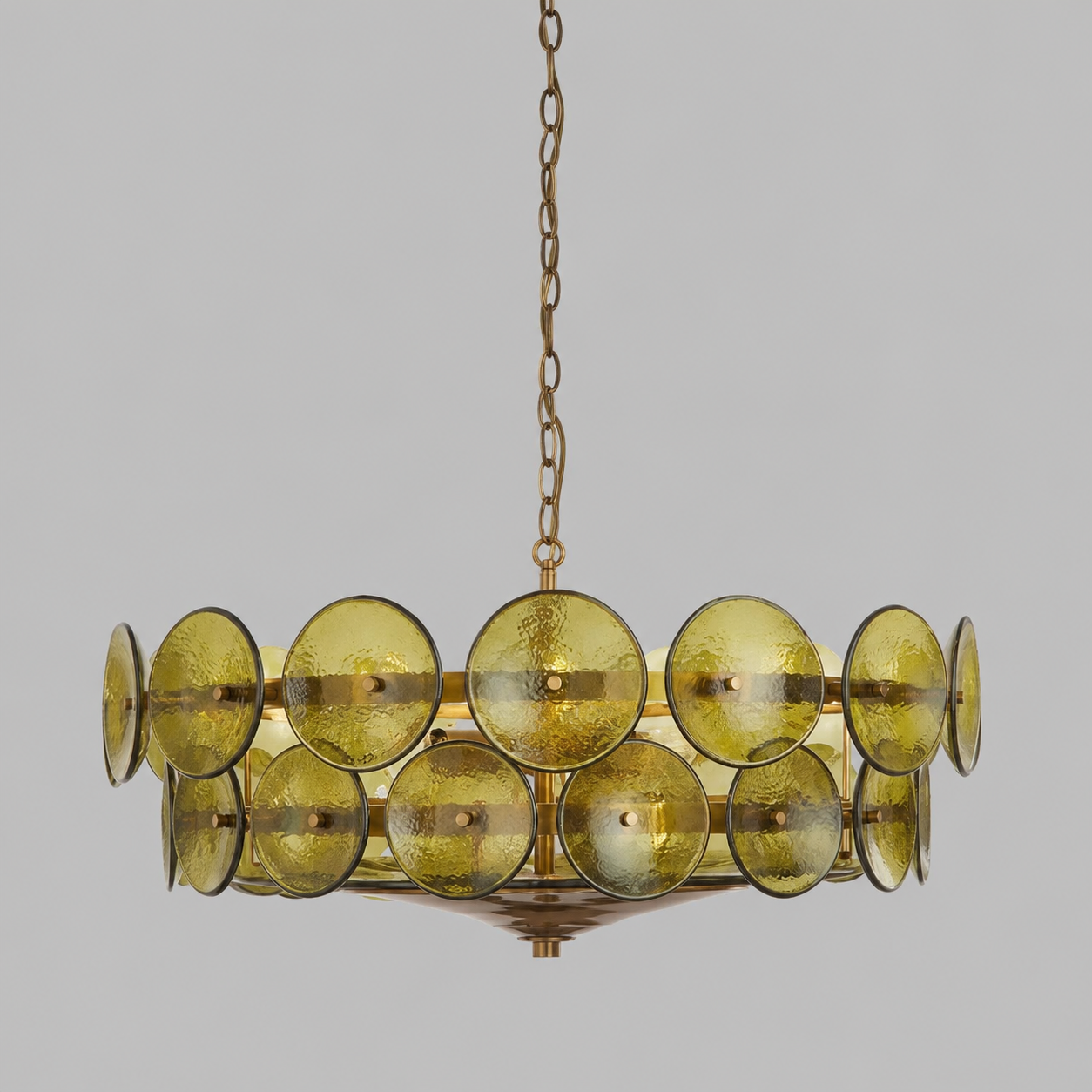 Yarra Retro Glass Chandelier