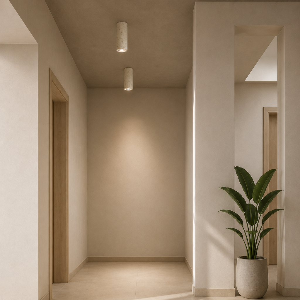 Jervis Travertine Ceiling Light