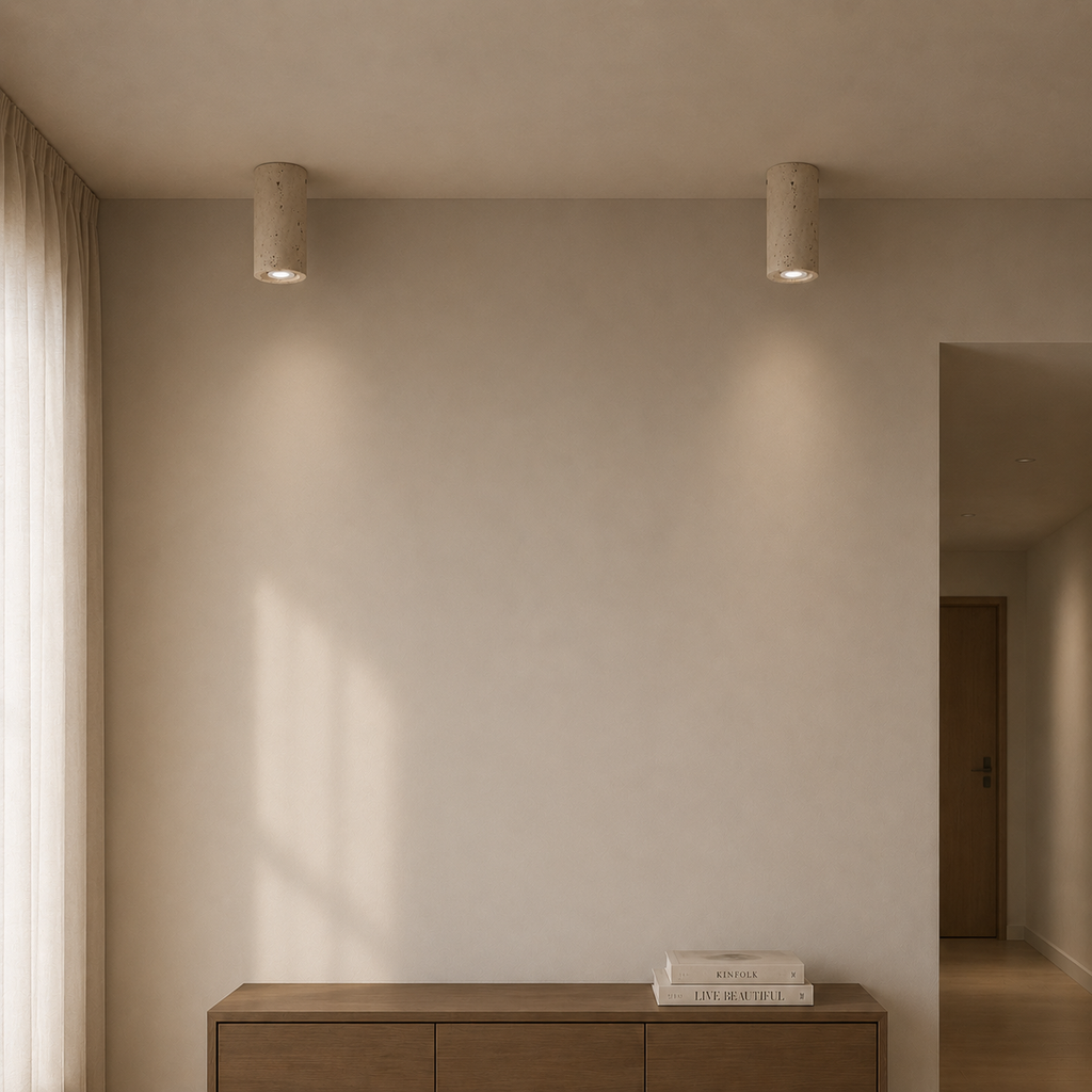 Jervis Travertine Ceiling Light