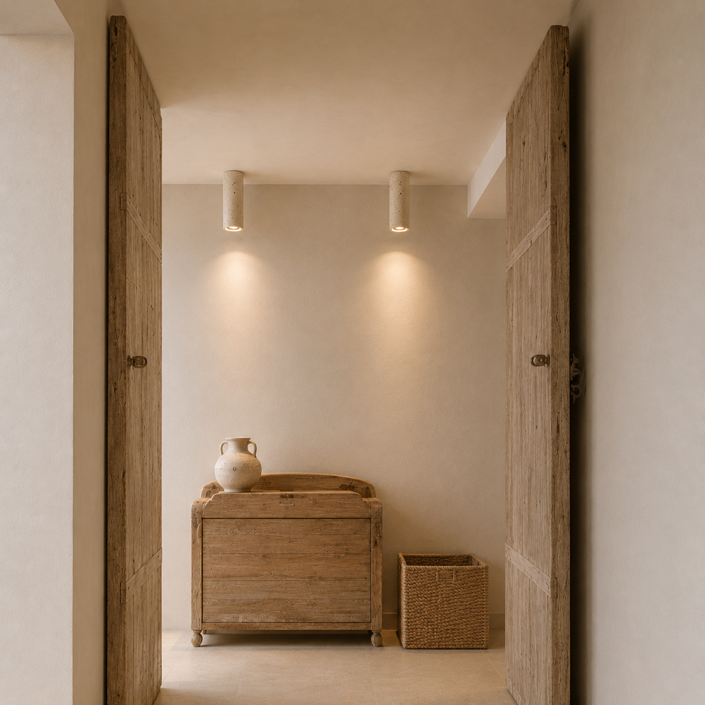 Jervis Travertine Ceiling Light