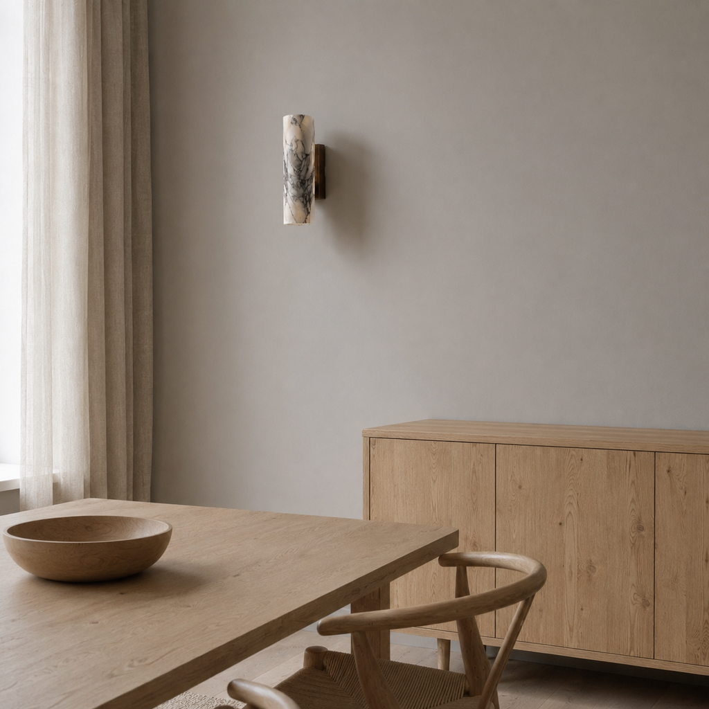Kyst Nordic Up & Down Marble Wall Light