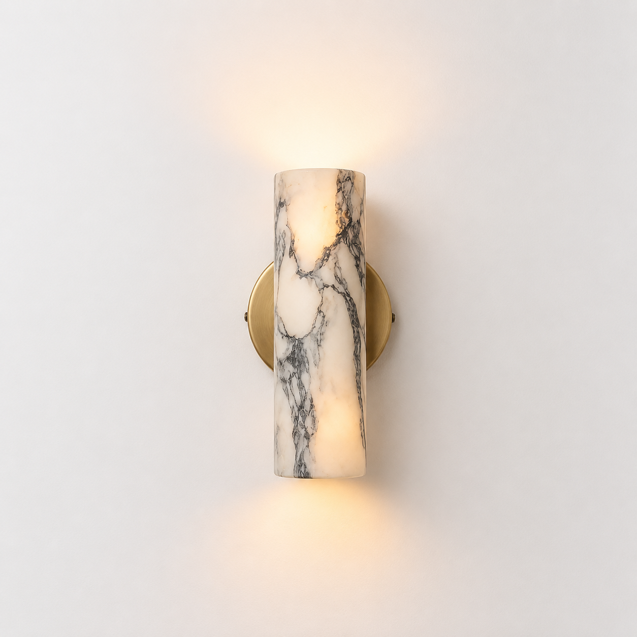 Kyst Nordic Up & Down Marble Wall Light