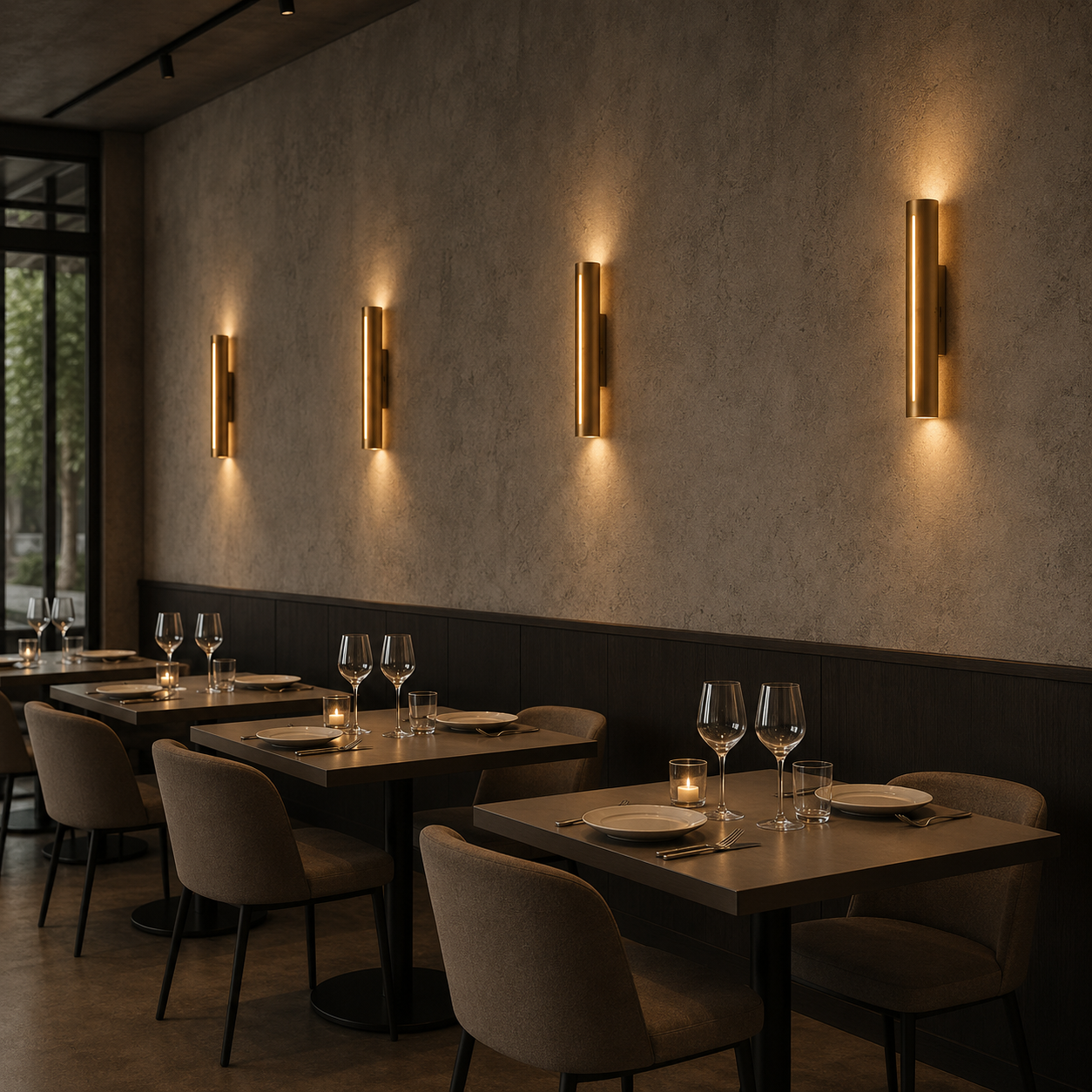 Rio LED Copper Wall Light