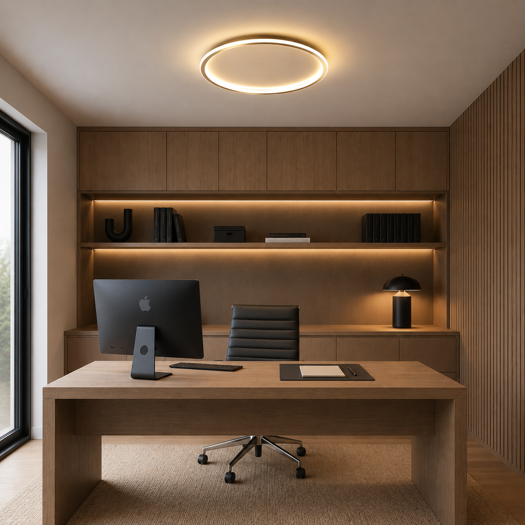 Maroubra Flush Mount Oyster Light