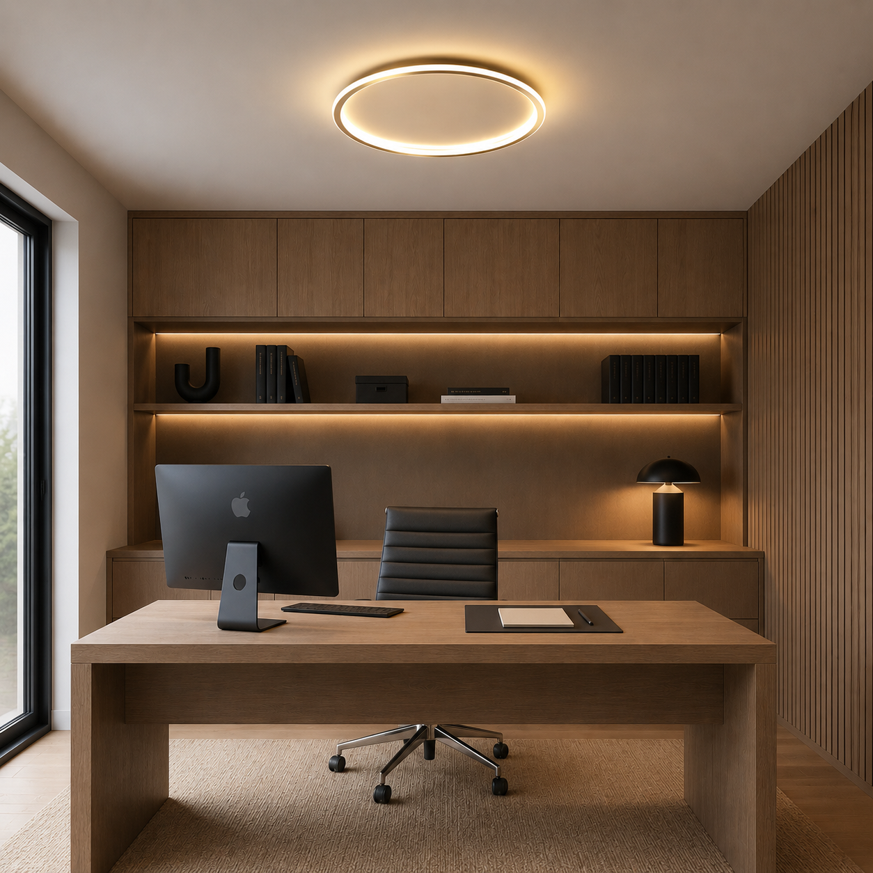 Maroubra Flush Mount Oyster Light