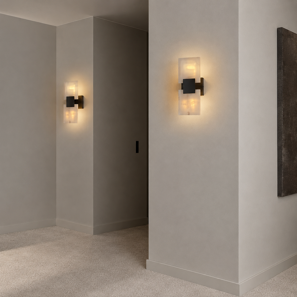 Newport Marble Wall Light
