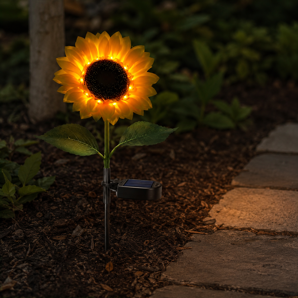 Sunflower Solar Garden Light