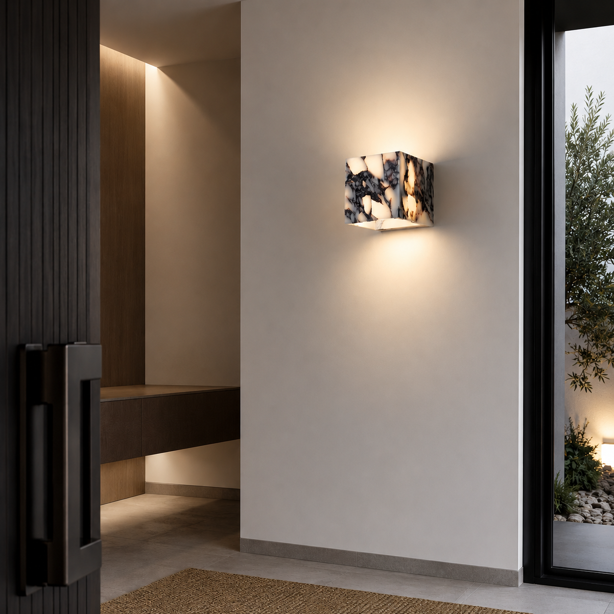 Watsons Up & Down Marble Wall Lamp
