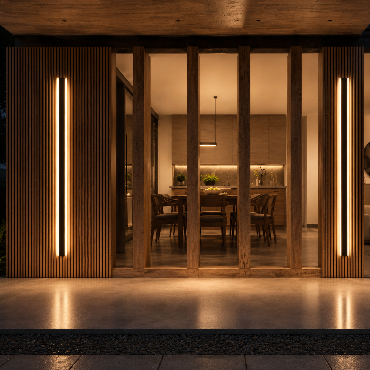 Daleh Iron Outdoor Wall Light